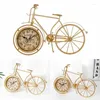 Table Clocks 2024 Metal Art Wall Decor Desk Shelf Non Ticking Operated Home Decorative Gift Idea Decorations