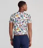 Herr t-shirt kortärmad hawaiian kortärmad rund hals tryckt ungdom casual mode