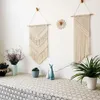 Hemdekoration Bohemian Macrame Woven Wall Hanging Boho Room Geometric Tapestry Nordic Art Beautiful Apartment Room Decor Gift 240115