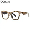 Sunglasses R57189 Brand Designer Women Reading Glasses Fashion Square Presbyopic Eyeglass Dioptric 0.5- 3.5 Vintage Rivet Spectacles