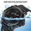 Naviforce Top Luxury Brand Men Sports Military Quartz Watch Man Analog Date Clock Leather Strap Wristwatch Relogio Masculino 240115