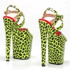 Dress Shoes LAIJIANJINXIA 20CM/8inches PU Upper Fashion Sexy Exotic High Heel Platform Party Women Sandals Pole Dance 053