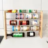 Kitchen Storage Rack Spice Seasoning Bottle Stainless Steel Shelf Cabinet Desktop Organizer Jar Holder