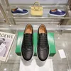 Chaussures décontractées pour hommes noir blanc vert plat en cuir augmentant les hommes pour femmes baskets sportives