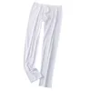 Men's Sleepwear Mens Ice Silk Long Johns Homme Thermal Underwear Bottom Trousers Ultra-Thin Pajamas Comfortable Pants Casual Home Wear
