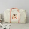 Ins baby dagis quilt lagringspåsa koreansk stil söt tecknad sängkläder resor stort kapacitet bagage 240115