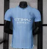 24 25 Melhor Qualidade HAALAND SOCCER JERSEYS GREALISH STERLING MANS CIDADES MAHREZ fãs versão do jogador DE BRUYNE FODEN dragão 2023 2024 futebol tops camisas crianças k