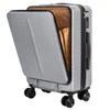 CARCATÉS Suises de 20 "24" pouces de pouce bagage avec sac d'ordinateur portable Business Travel Sett Men Universal Wheel Trolley PC Boîte