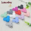 10PCS Baby Silicone Clips Pacifier Dummy Teether Chain Holder Clips DIY Baby Mouse Animal Nursing Teething Toy Clip 240115