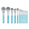 13pcs/set Blue Makeup brushes whole set Big Powder Blusher sculpting Eyeshadow make up kit smudge highlighter eyebrow lip brush 240115