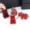 Strumenti artigianali 3D Rose Bear Candela Stampo in silicone Fatto a mano geometrico Aromaterapia Candela Gesso Fai da te Torta a forma di orso Stampi per cioccolato Regali artigianali YQ240115