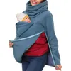 Automne hiver kangourou manteau vêtements de maternité grande taille pull de grossesse Premama porte-bébé pour 0-12 mois sweats à capuche enceintes 240115