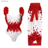 Swim Wear 2023 Nowy przylot push up kobiecy zestaw bikini w kwiatowym wydrukowanym bikinis bandaż bandaż kąpiel brazylijskie Brazylijskie kąpiel SITL240115