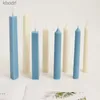 Craft Tools Triangular Square Round Long Pole Candle Plastic Mold Diy Homemade Aromatherapy Candle Making Kit Acrylic Pc mould YQ240115