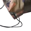 Outdoor Bags Lightweight Thicken Shoes Clothes Storage Riding Travel Backpack Portable Sports Bag Oxford Camouflage Drawstring