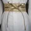 Nytt lyxvarumärke Designer Belt Elastic Lace Jeans Belt Female Wedding Dress Waistband Black Belts For Women Dress Belt