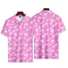 Мужские футболки Мужская рубашка-поло с кокосовой пальмой Гавайи Мерч Модная повседневная футболка с коротким рукавом