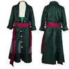 One Piece Roronoa Zoro Costume Cosplay Abbigliamento set completo3059