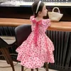 Abiti per ragazze Abiti per ragazze Abiti estivi per bambini Moda Principessa per bambini Floreale Taglia 2 3 4 5 6 7 8 9 10 11 12 anni