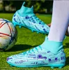 2024 Sommarskor män fotbollskor utomhus icke-halk AG/TF fotbollsskor manliga tonåringar vuxna kläder pojkar andas bekväma match sneakers