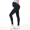 Active Pants 2024 Gravid Casual Elastic Women's Maternity Leggings Sömlösa Yoga Hem Sträcka graviditetsbyxor