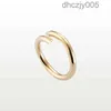 Designer Nail Ring Luxury Jewelry Midi Love Just a Rings for Women Titanium Steel Alloy Goldplated Process Fashion Accessories Never Fade Not Allergic Stor UMMF