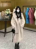 MaxMaras Coat Teddy Bear Dames Cashmere Coats Wol Wintergeneratie G 2024 Nieuwe Autumnwinter Vanilla Fur Deeltjes Kamel Fleece