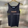 豪華な手紙ジャックヴェスト女性uネックベストサマットニットTシャツ屋外ジムフィットネスベスト