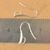 100X DIY Making 925 Sterling Silver Jewelry Findings Hook Earring Pinch Bail Ear Wires For Crystal Stones Beads155R