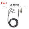 Accessoires Fiio LCRD Pro Highpureur Pure Sier Sier Swappable Plug Earphone Câble avec bouche MMCX pour FA7