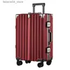 Suitcazy Multifunkcja Super duża pojemność Śliczna obudowa wózka Szerokość walizki Mute Universal Wheel Bagage Student Pakiet Pakiet Pakiet Q240115