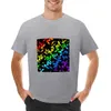 Męskie topy zbiornikowe Rainbow T-Shirt Anime Ubrania czarne koszulki T-shirty dla mężczyzn