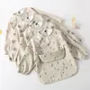 Bavoirs en PU à manches longues pour enfants, artisanat d'art pour enfants en bas âge, imperméable, Protection des repas, lavable, facile à nettoyer, blouse pour garçons et filles 240115