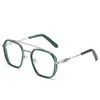 2024 luksusowe okulary przeciwsłoneczne CH dla kobiet Chromy okulary ramy męskie new wielokątne duże płaskie TR90 Ultra Plain Myopia serdeczne okulary okulary 0zjm