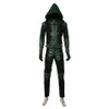 Disfraz de Cosplay de Oliver Queen, temporada 8, Flecha Verde, cualquier tamaño, 232B