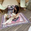 Nordic Outdoor Picnic Boin Sofa Cover Camping Bohemian Home Decor Multifunkcjonalny bedspread estetyczny gobelin 240115