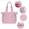 LL Fabrik direkt 18L Handtasche Yoga-Tasche Lagerung Reisen Einkaufen große Kapazität faltbare Reise schwarz weiß rosa violett O4CN