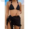 Swim Wear 2021 Thin Mesh Mini Ruffle kjolar Kvinnor täcker Tassel Dress Bikini Candy Color Bathing kjol Kvinnor baddräkt strandkläder wrapl240115