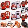 Camisa de hóquei personalizada homens mulheres jovens Philadelphia''Flyers''Kevin Hayes Lil Peep Ivan Provorov Carter Hart Nicolas Deslauriers Tony DeAngelo