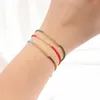 Charmarmband tunt klassiskt par Braid Armband Multicolor Thread Lucky Rope Bangles för män Kvinnor Arvband Minimalistiska smycken