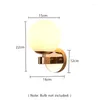 Wall Lamp Nordic Indoor Bedside Led Creative Bedroom Modern Minimalist Living Room Aisle Corridor Light (without Bulb)