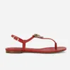 Famosa marca feminina devoção tanga sandálias sapatos nappa chinelos de couro senhora flip flops apartamentos senhora conforto casual andando EU35-43