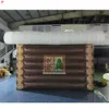 16.5x16.5ft porta livre navio atividades ao ar livre inflável santa gruta decoração de natal casa de natal para o feriado