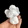 Craft Tools Wing Angel Ornaments Drop Epoxy Resin Mold Candle Making DIY Gypsum Scented Ornaments 3D Stereo Angel Doll Silicone Mold YQ240115