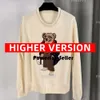 RL Bear's Women's Sweters Kobieta okrągła szyja i SWEATER SWEATER Luksusowy Classic Coat Fashion Rl Małe hafty haftowe Laurens Button 5645