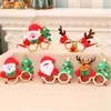 Party Favor 5pcs Lunettes de Noël pour enfants Santa Claus Antlers Fournitures de dessin animé Cadeau créatif pour enfants