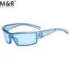 Sonnenbrille Sonnenbrille 2024 Trendprodukt Herren Quadratisch Retro Punk Sportbrille Personalisierte Outdoor Radfahren Sonnenschutz Sonnenbrillen