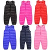 Jongens Down Overalls Kinderkleding Baby Buiten Jumpsuit Winter Meisjes Romper Overalls Kinderen Dikke Warme Winddichte Kleding 240115