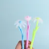 3Pcs Quick Dry 0.5mm Ink Pochromism Flower Shape Neutral Pen Students Stationery Color Changing Gel Writing Signing