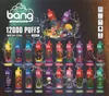 Original Bang Box 12000 Puffs Descartáveis Vape Pen 12k Puff vape Bangbar 20ml Cartuchos pré-preenchidos Pod 650mAh Bateria recarregável LED Light Color kit